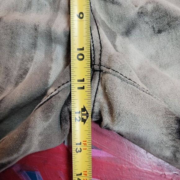 d.jeans Women's Custom Reverse Tie-Dye Denim Shorts Size 8P - Picture 4 of 7